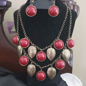 gnw Necklace and Earrings